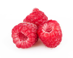 ripe red raspberry