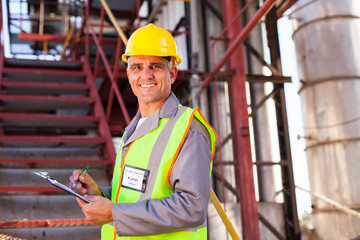 senior petrochemical worker