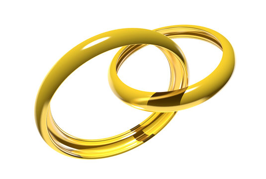 Wedding rings (3D)