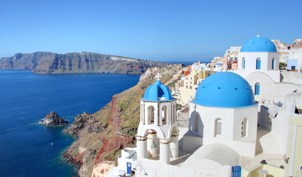 Fototapeta ile de santorin