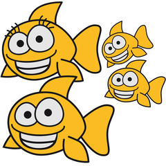 Funny Fish Family