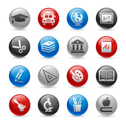 Education Icons -- Gel Pro Series