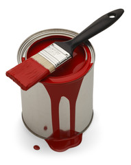 Paint Can Spill