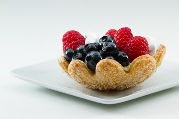Fresh berry tart