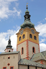 Fototapeta premium Square in city Banska Bystrica, Slovakia