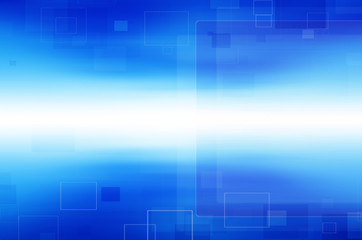 Abstract blue technology background.