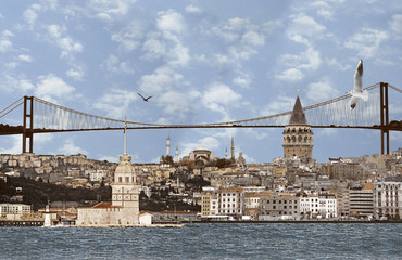 Abstract istanbul picture. (Turkey-istanbul)
