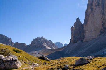 Paternkofel und Drei Zinnen - Dolomiten - Alpen