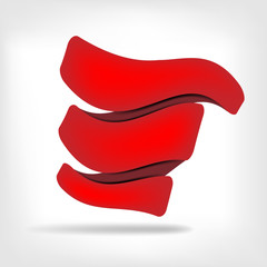 Paper origami speech bubble