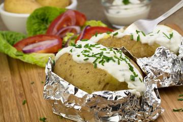 Ofenkartoffeln mit Sour-Cream