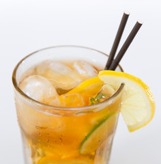 Glass of ice tea