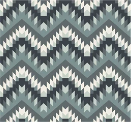 Photo sur Plexiglas Zigzag Motif chevron sans couture en noir et blanc