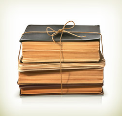 Stack of old books