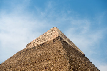 Fototapeta na wymiar Piramida Chefrena w wielkich piramid omplex w Gizie