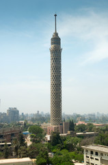 City view of Cairo tower, Egypt.