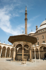 Mosque of Muhammad Ali (Alabaster Mosque) in Cairo, Egypt.