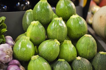 Courgettes ronde verte