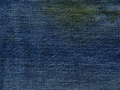 Denim Fabric Texture - Stained