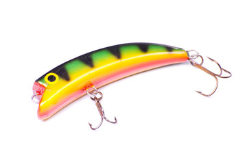 Fishing bait isolated on white background
