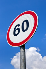 speed limit sign