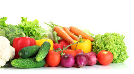 Fresh vegetables close up