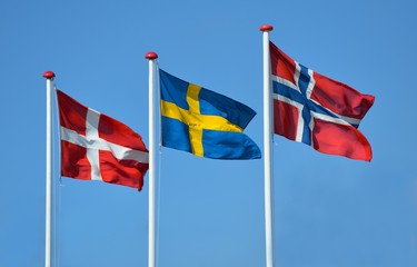 Scandinavian flags