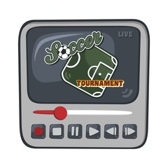 Naklejka premium movie soccer