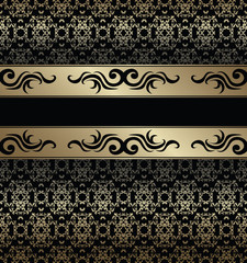 Seamless background with a ribbon