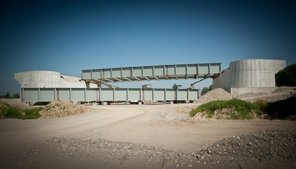 strada in costruzione