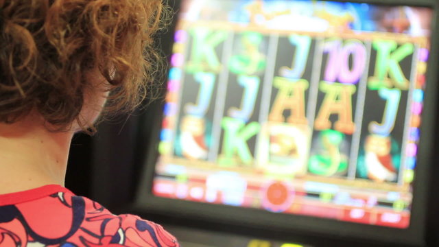 Playing poker-machines (video-poker)