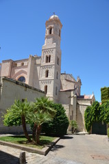 cathedral and bell tower at sassari