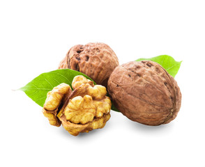 Walnuts isolated