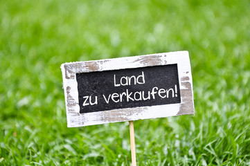 Land zu verkaufen