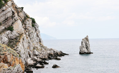 Fototapeta premium The sea and mountains