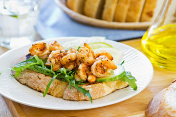 Grilled Prawn sandwich