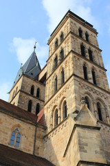 Fototapeta na wymiar Kościół św Dionizy, Esslingen am Neckar