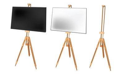 Black and White Easel