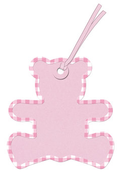 Teddy-bear Baby Shower Gift Tag