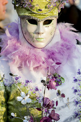 Traditional venetian carnival mask