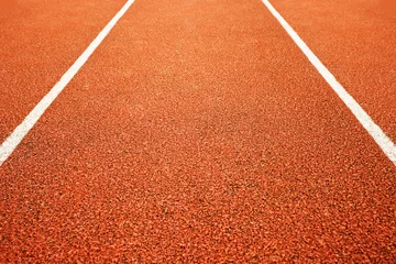 Tuinposter athletics all weather running track © Bits and Splits