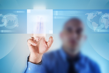 Touch screen button