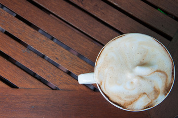 coffee cup on table