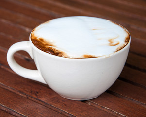 coffee cup on table