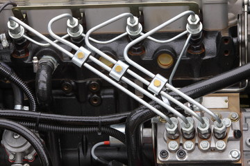 diesel engine detail