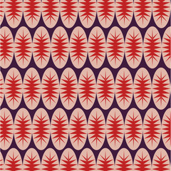 Abstract Retro Geometric seamless pattern