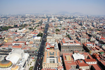 Fototapeta premium Widok z lotu ptaka Meksyk
