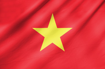 Fabric Flag of Vietnam