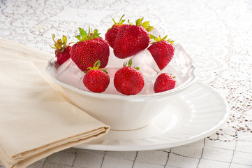 Strawberries on Ice