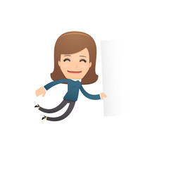 Girl manager, suitable for use in dialogues with other