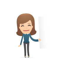 Girl manager, suitable for use in dialogues with other